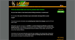 Desktop Screenshot of lasorb.com