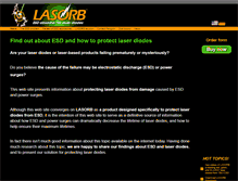 Tablet Screenshot of lasorb.com